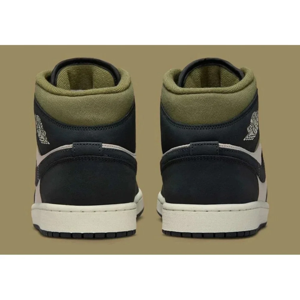 Nike Air Jordan 1 Mid SE Mens Size 11 Orewood Brown Shoes Sneakers HV4091 102